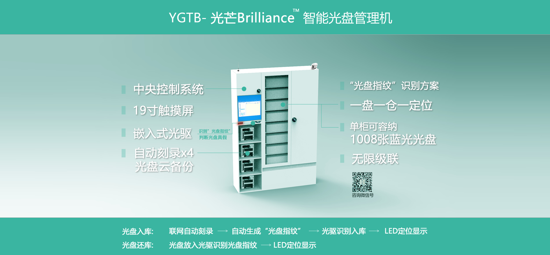 YGTB- 光芒Brilliance(TM)智能光盤管理機